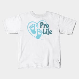 pro life - baby stamp Kids T-Shirt